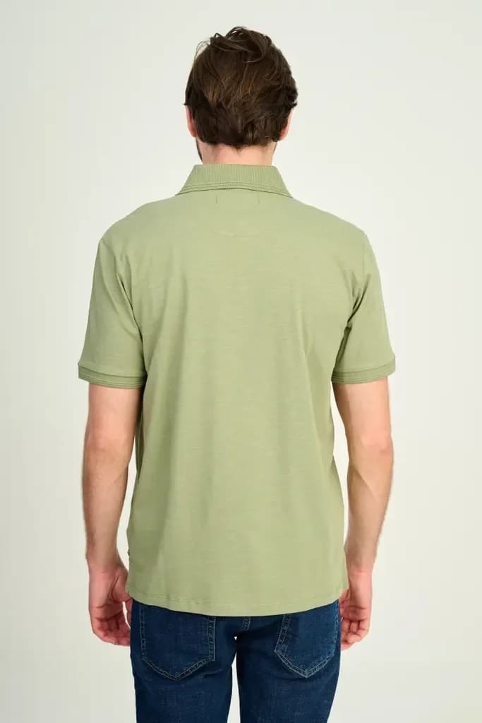 Zindi Men's T-Shirt Polo - Petrol Green - M 3