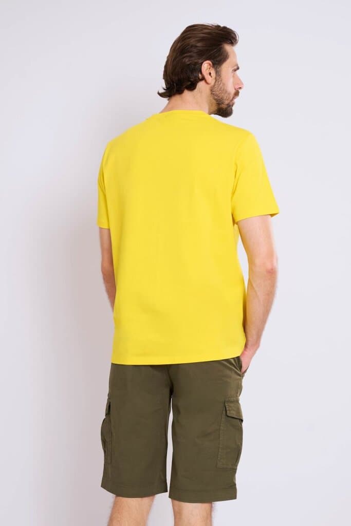 Zindi Men's T-Shirt - Yellow - S 4