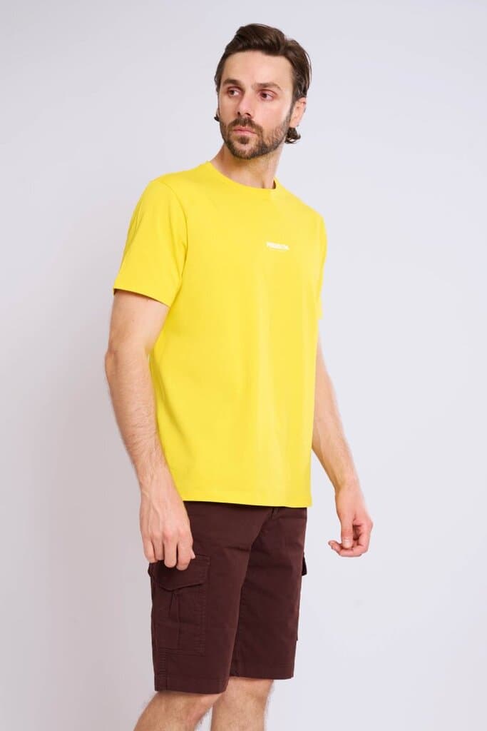 Zindi Men's T-Shirt - Yellow - S 2