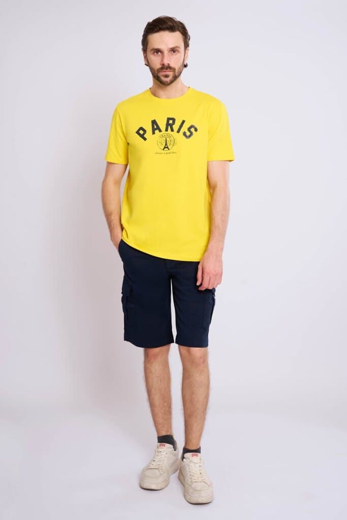 Zindi Men's T-Shirt - Yellow - S 2