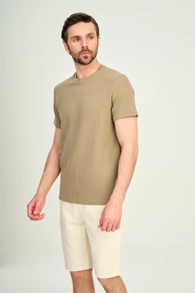 Zindi Men's T-Shirt - Stone - S