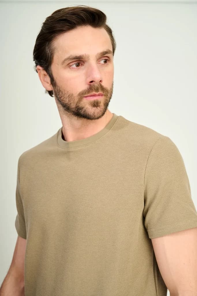 Zindi Men's T-Shirt - Stone - S 3