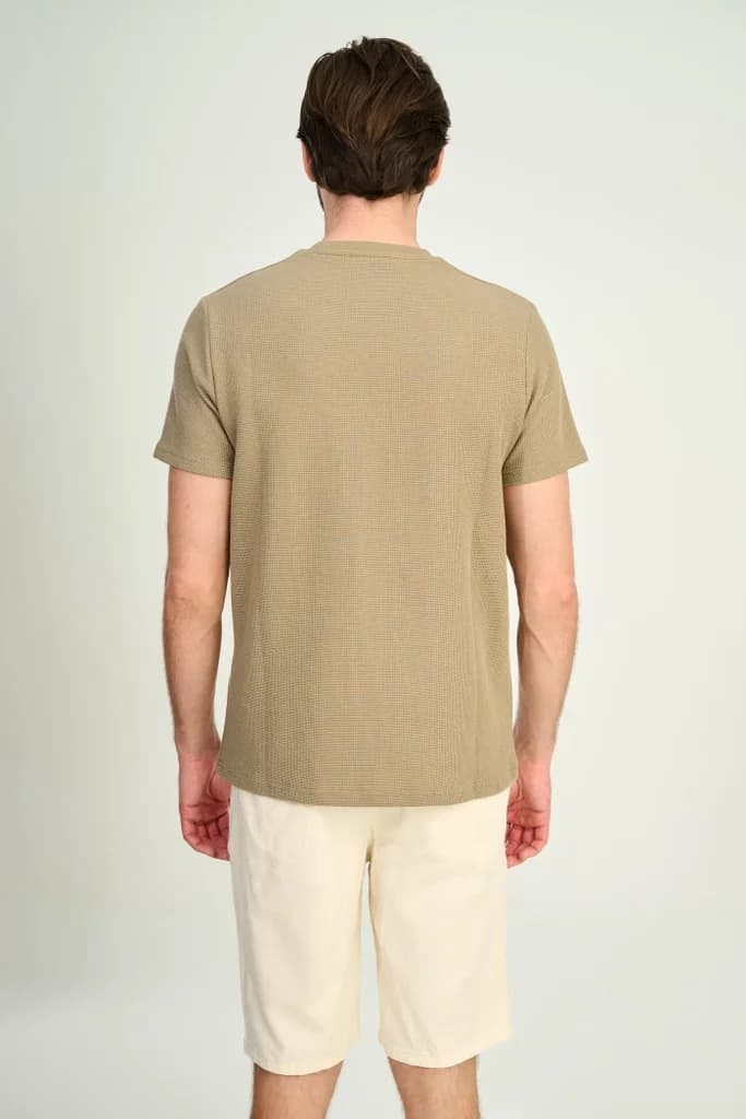 Zindi Men's T-Shirt - Stone - S 4