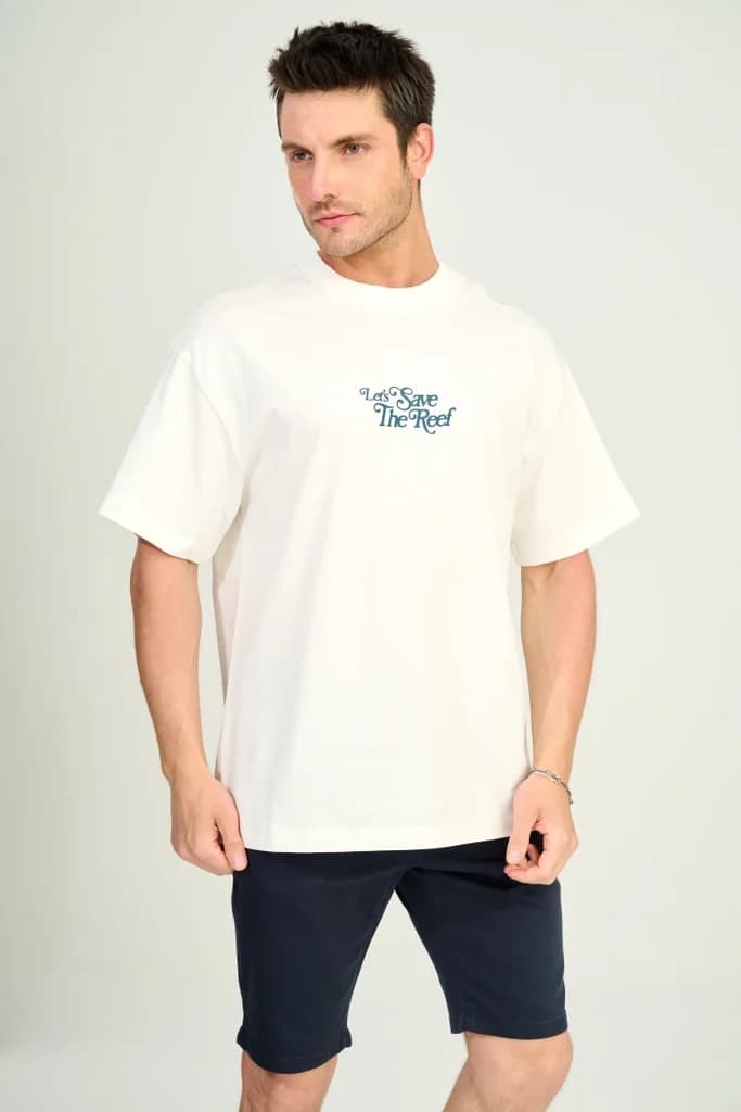 Zindi Men's T-Shirt - Off White - S