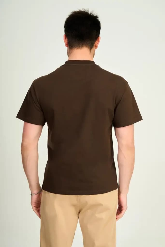 Zindi Men's T-Shirt - Brown - S 2