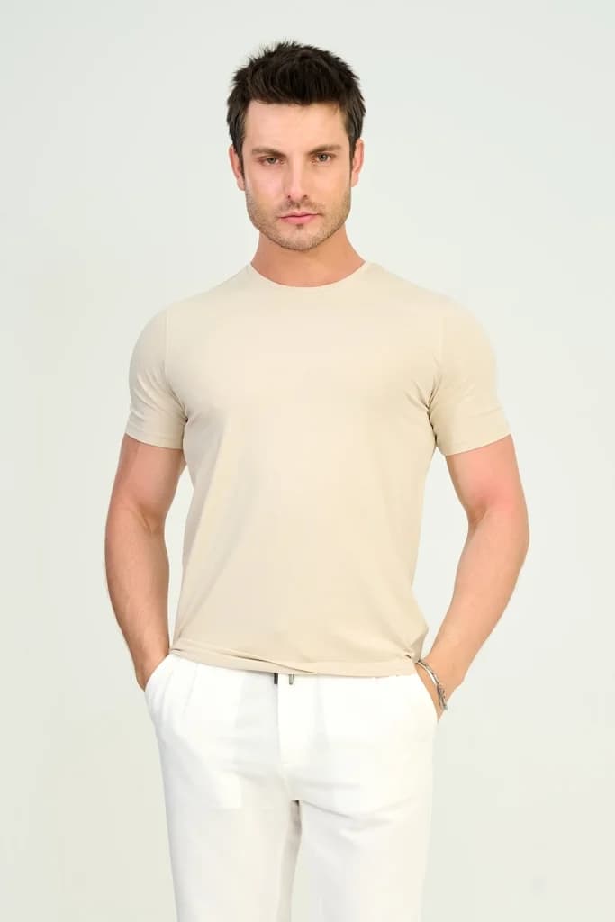 Zindi Men's T-Shirt - Stone - S