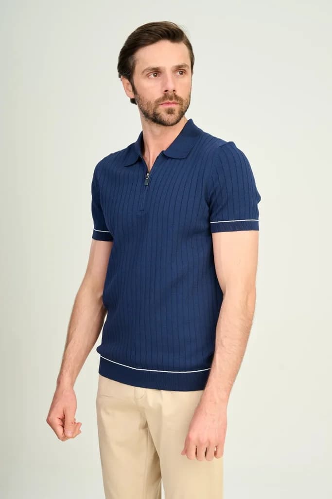 Zindi Men's T-Shirt - Navy Blue - M 2