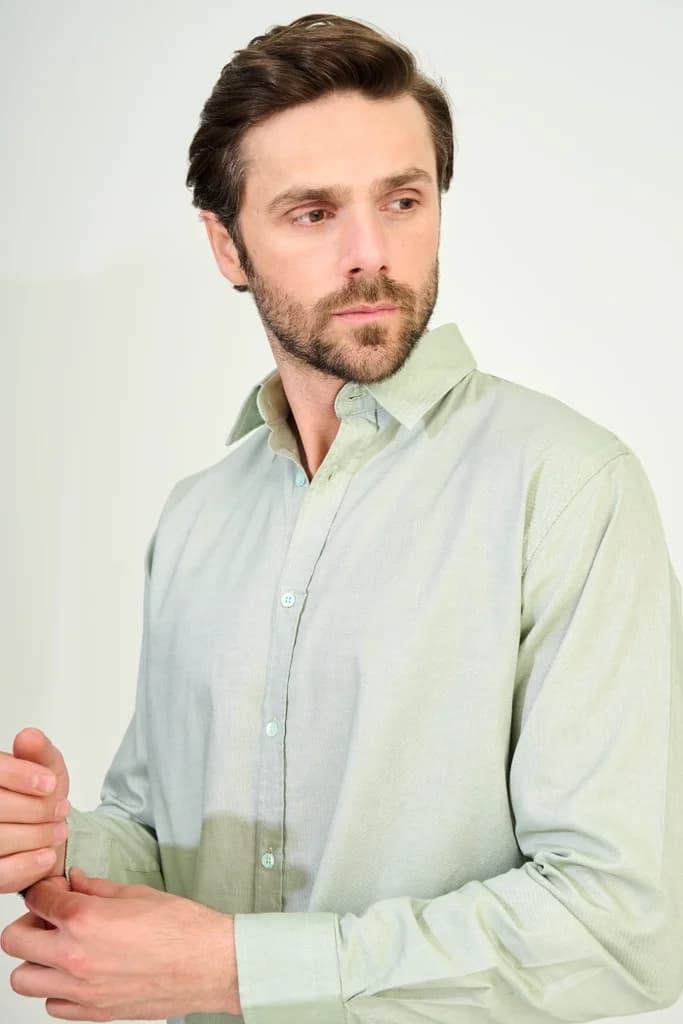Zindi Men's Shirt - Green - S 2