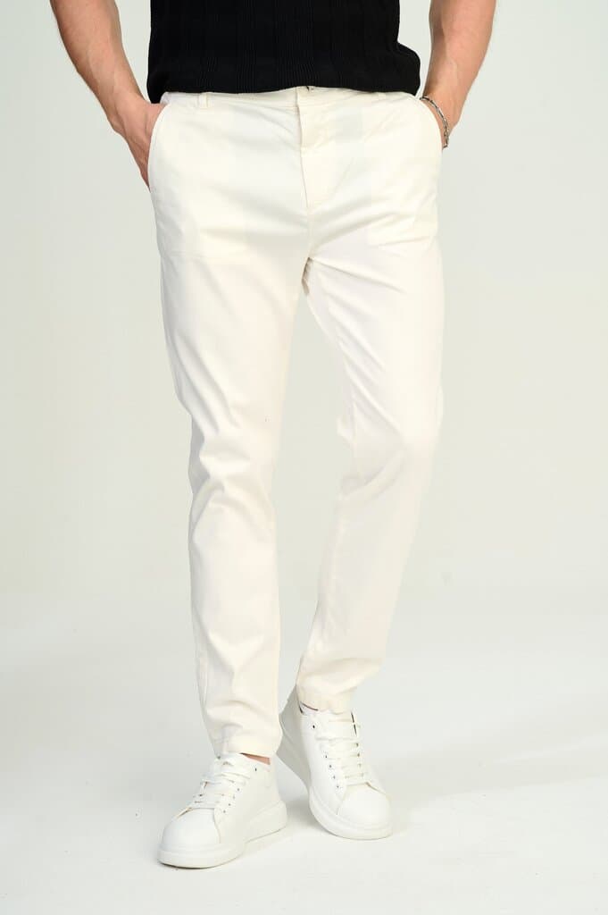 Zindi Men's Pants - White - 30/30 4