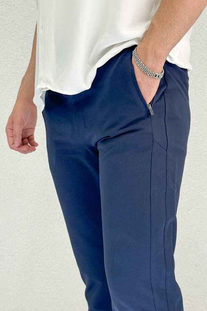 Zindi Men's Tracksuit - Navy Blue - S