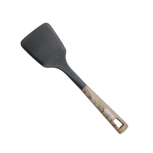 Delcasa Nylon Turner Wooden Handle Black - DC2707