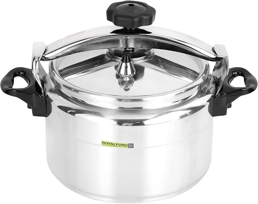 Royalford Pressure Cooker 7L Aluminum - RF11174 (Silver)