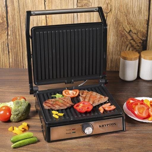 Krypton 4-Slice Grill Maker 2000W - KNGM6359 (Silver / Black) 4