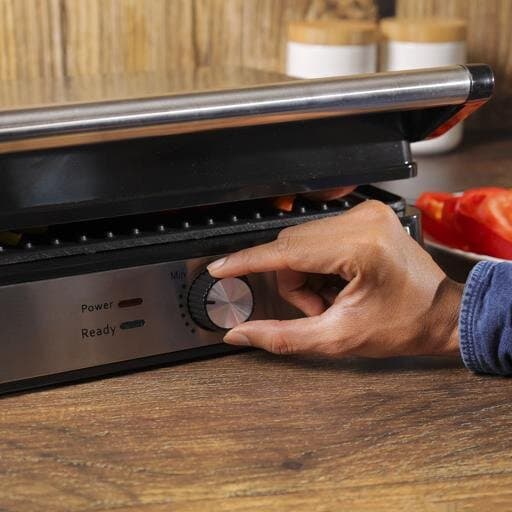 Krypton 4-Slice Grill Maker 2000W - KNGM6359 (Silver / Black) 5