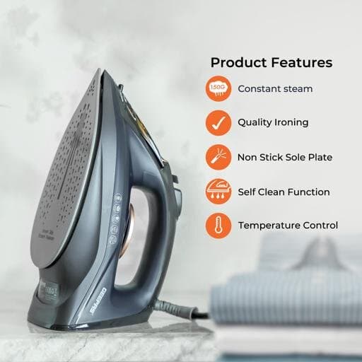 Geepas 2-in-1 Steam Iron Ceramic Soleplate - GSI7703 5