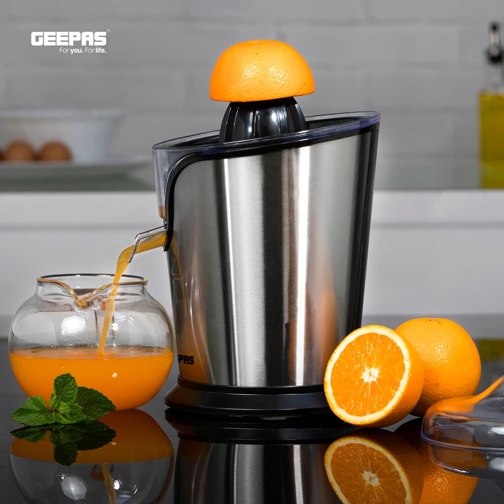 Geepas 100W Citrus Juicer Stainless Steel - GCJ46013UK (Silver) 8