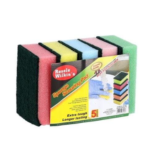 Royalford Scouring Pad 5 Pcs Reusable - RF4860 SS 3