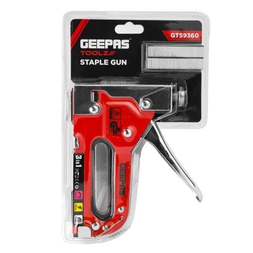 Geepas Toolz Staple Gun 4-14 mm - GT59360 (Red) 6