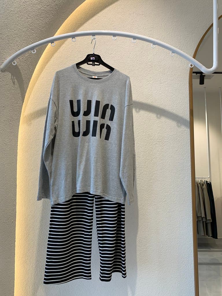 Women's Pajama Set - Gray (S)