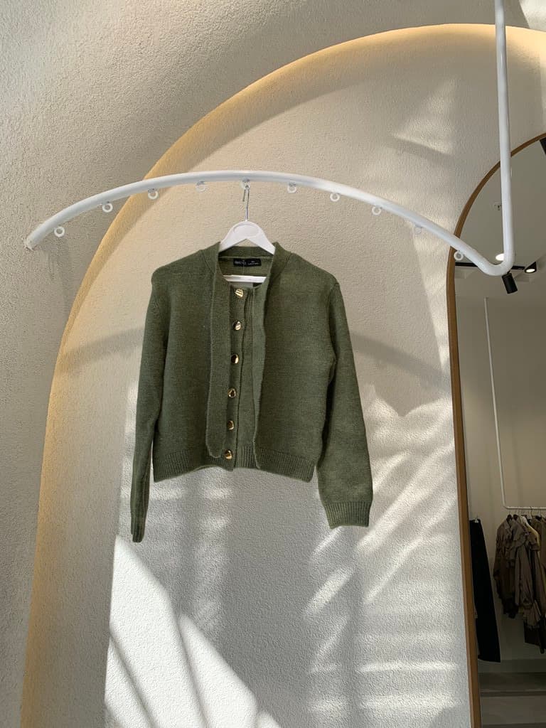 QUSTYLE Women’s Wool Jacket - Brown