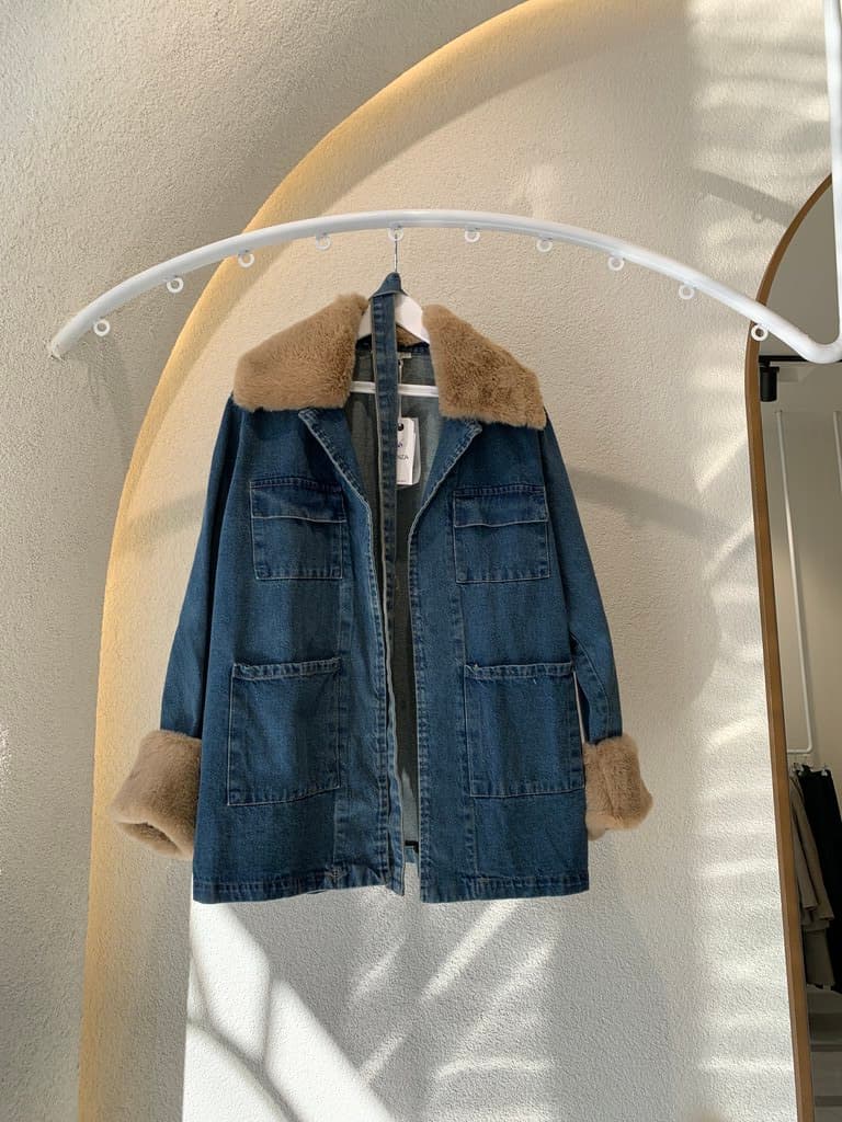 Henza Women’s Denim Jacket - Blue Denim (1)