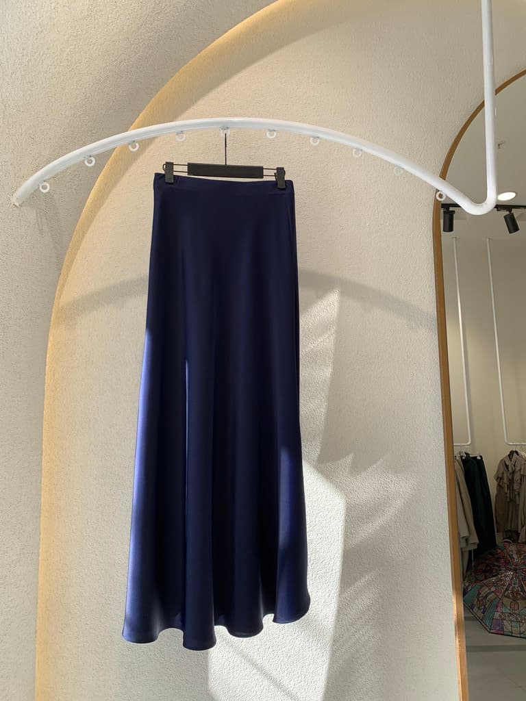 Karen Women's Satin Skirt - Black (S)