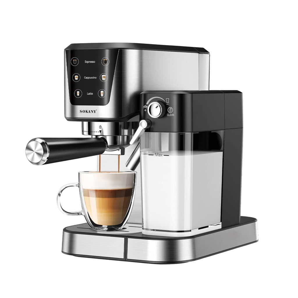SOKANY Coffee Maker 20Bar 1L Water 700ml Milk - SK-04027