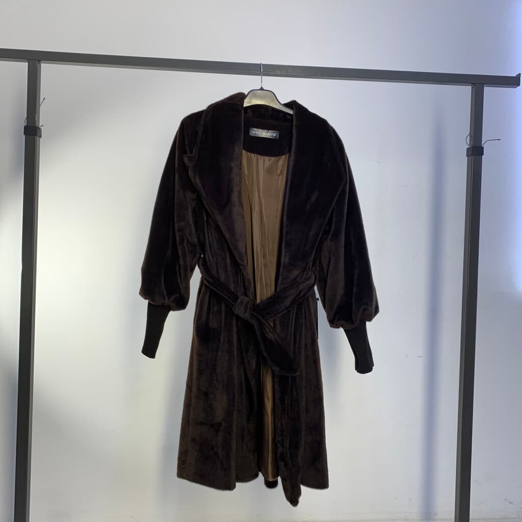 KASIDE Women's Coat - Brown, Size S