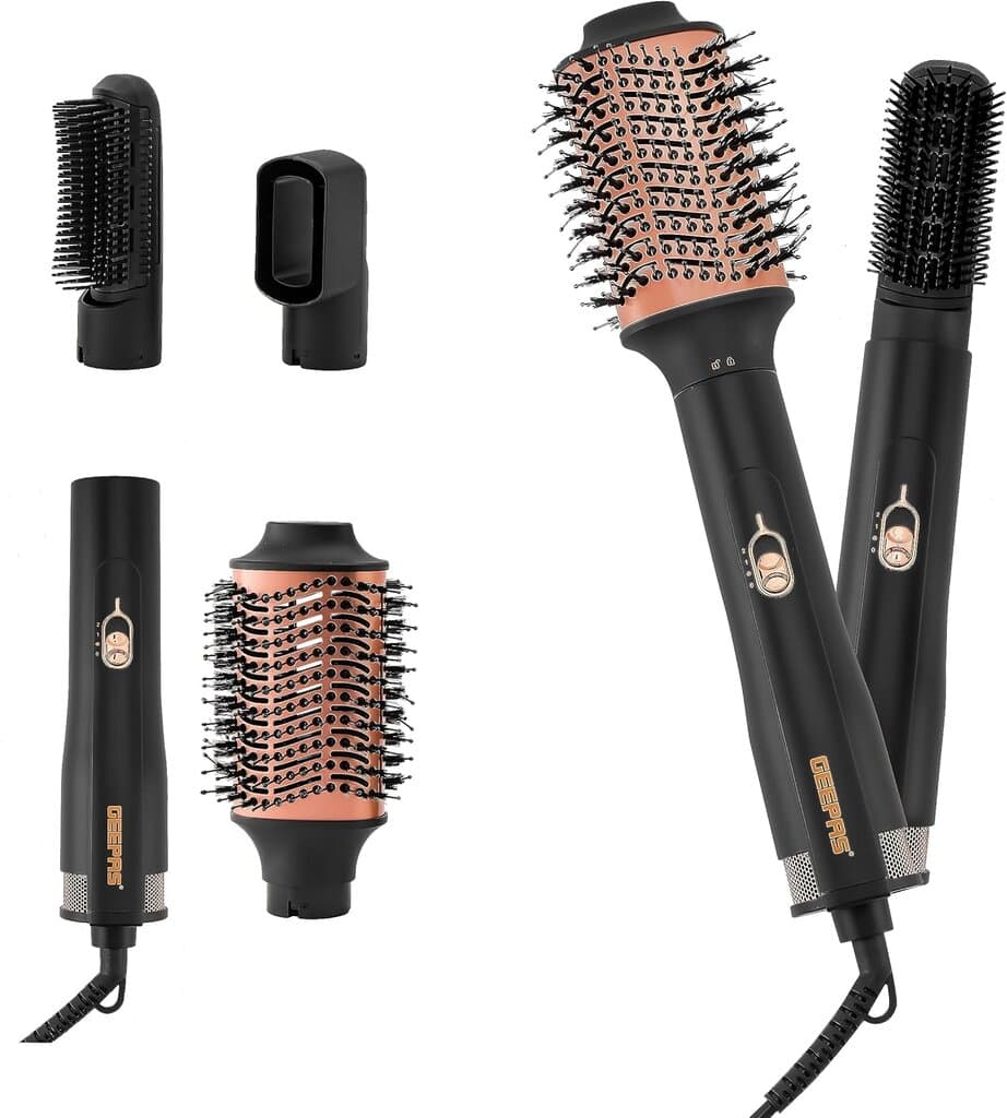 Geepas 4-in-1 Hair Styler - GH86067 (Black)