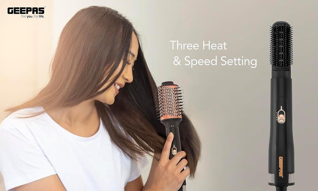 Geepas 4-in-1 Hair Styler - GH86067 (Black) 5