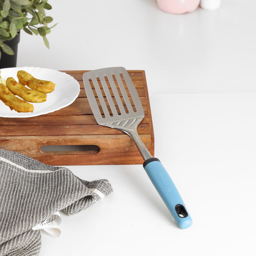 Delcasa Slotted Turner Stainless Steel - DC3357 (Blue) 4