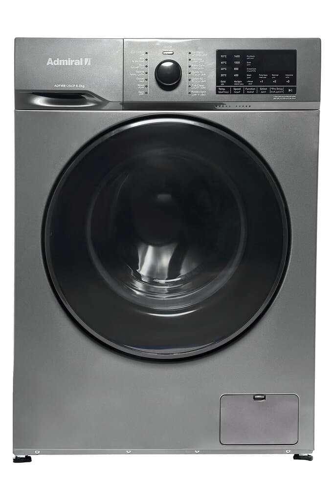 Admiral Front Load 9kg, 1400 RPM Washing Machine - ADFW914SCP (Gray)