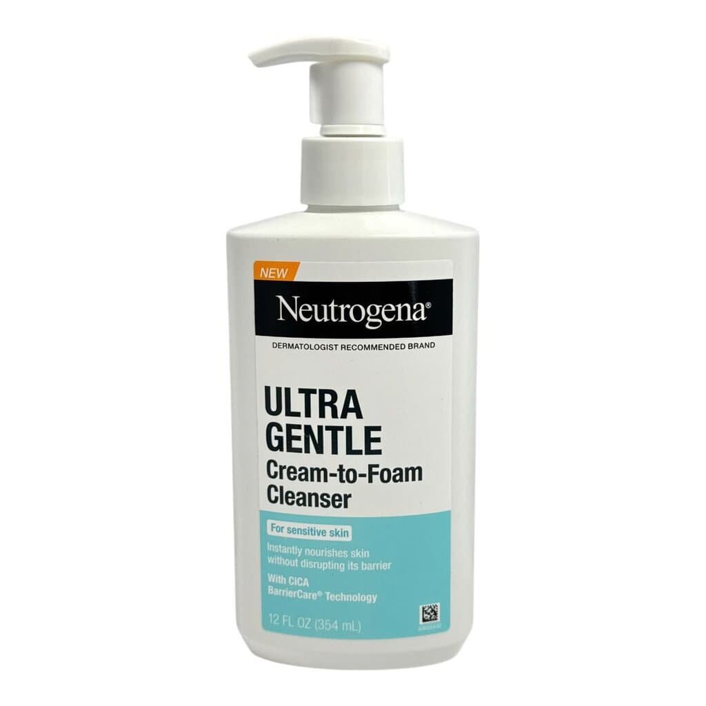 Neutrogena Ultra Gentle Hydrating Cream to Foam Cleanser/354ml