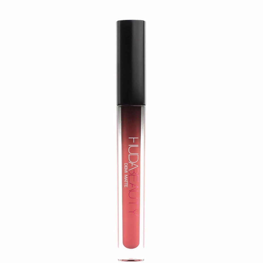 HUDA BEAUTY Demi Matte Cream Liquid Lipstick- Mogul
