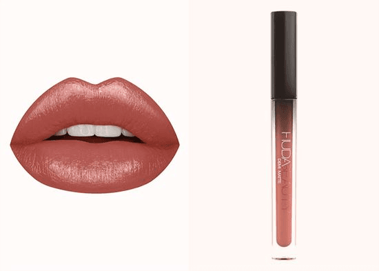 HUDA BEAUTY Demi Matte Cream Liquid Lipstick- Mogul 3