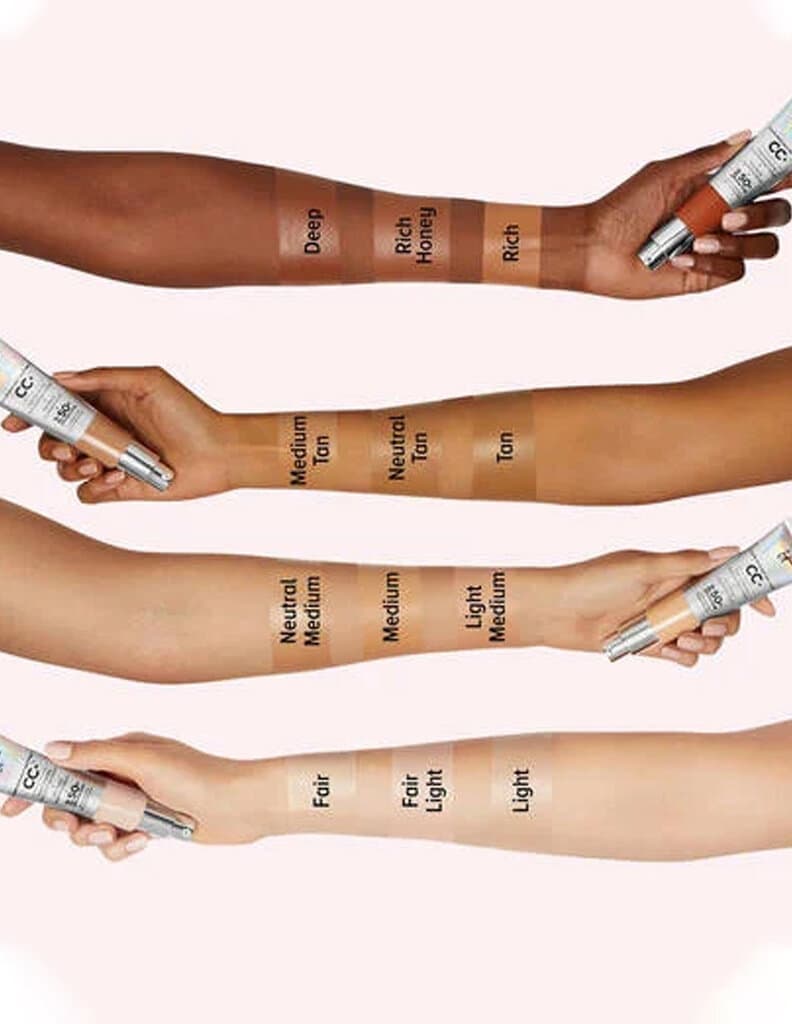 IT COSMETICS  CC+ Cream Full-Coverage Foundation with SPF 50+ / LIGHT Mini Size 2