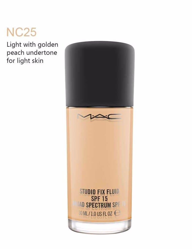 MAC Studio Fix fluid spf 15 NC25