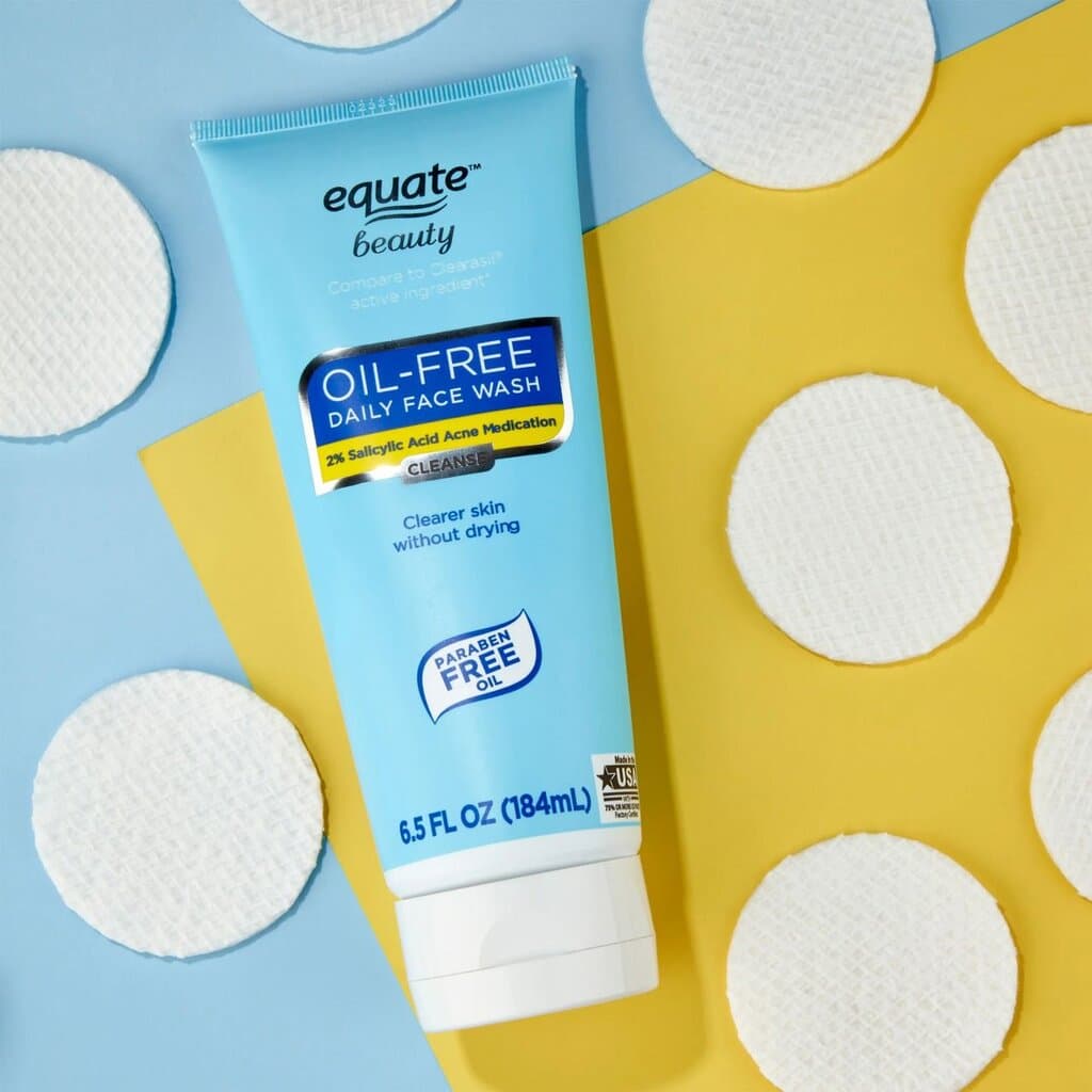 Equate Oil - Free Daily Face Wash/184ml 2