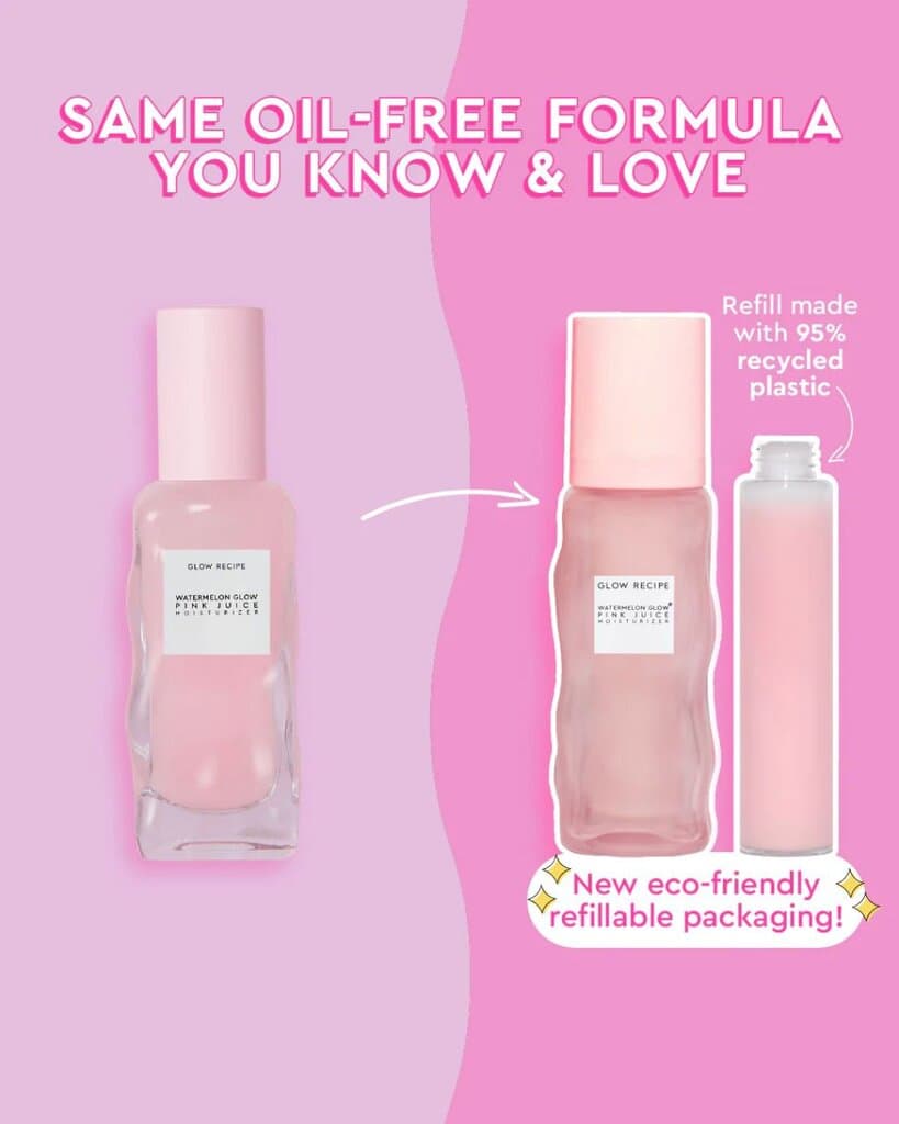 E GLOW RECIPE WATERMELON GLOW PINK REFILL POD 50ML