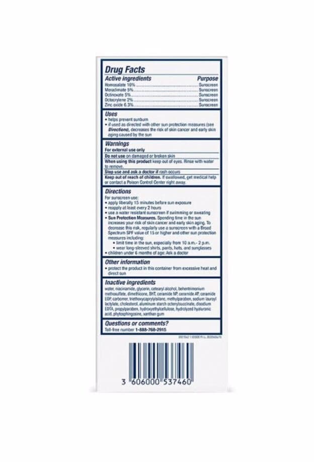 CERAVE AM Facial Moisturizing Lotion with Sunscreen/ SPF30 3