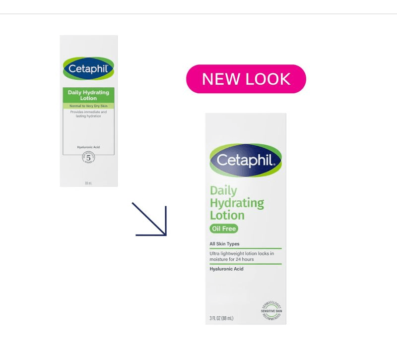 Cetaphil Hydrating Oil-Free Face Lotion with Hyaluronic Acid - 3 fl oz 3