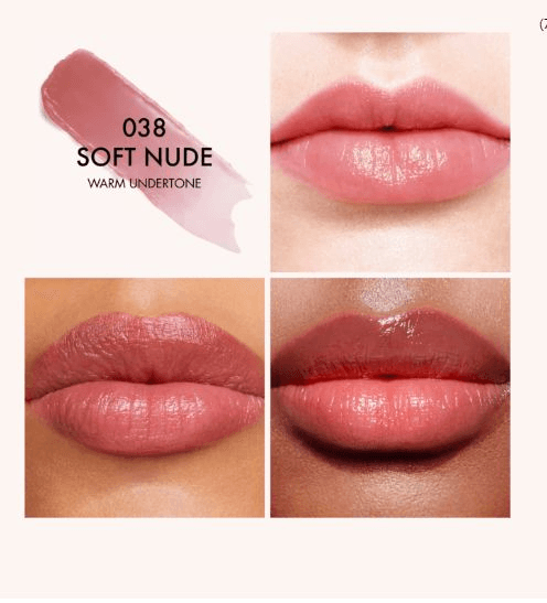 Dior Addict Lip Glow 48-Hour Hydrating Lip Balm 038 Soft Nude 3