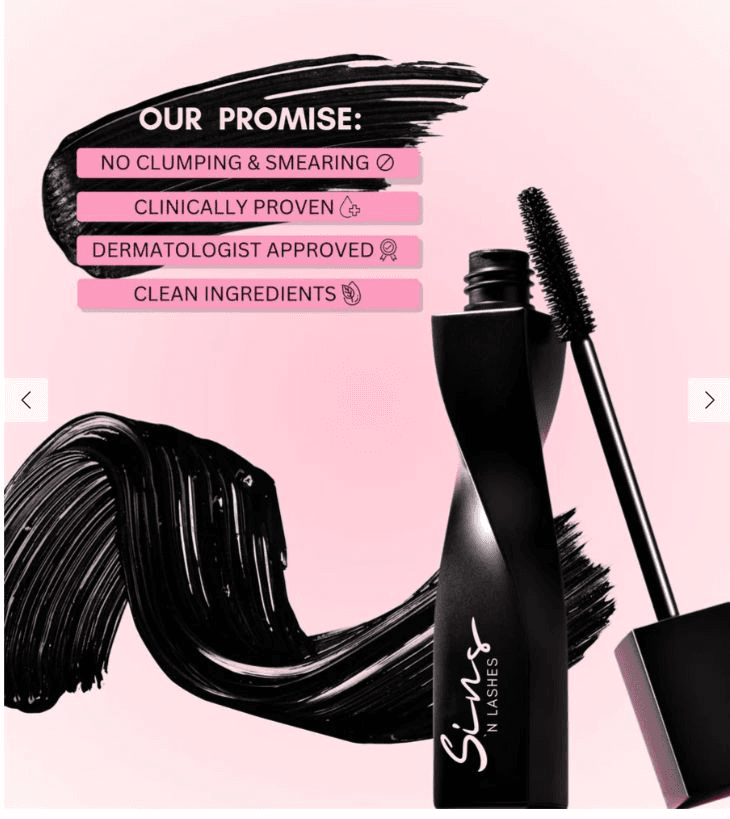 Sinsn Lashes VITAMIN GROWTH MASCARA 3