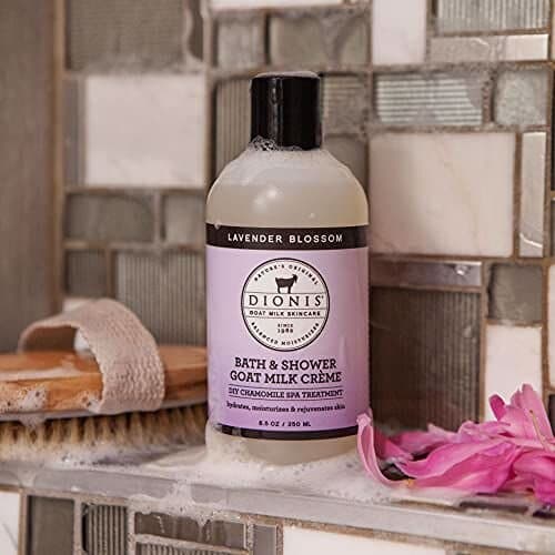 Lavender Blossom Bath & Shower Goat Milk Crème 2