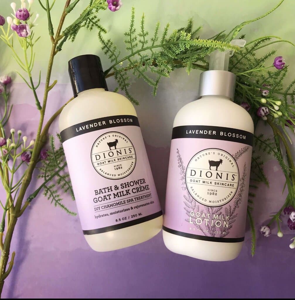 Lavender Blossom Bath & Shower Goat Milk Crème 3