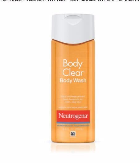 NEUTROGENA Acne Treatment Body Wash