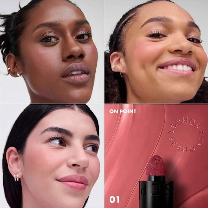 SEPHORA COLLECTION  Blush & Go Longwear Matte Liquid Blush For Lip and Cheek/01 On Point - 2