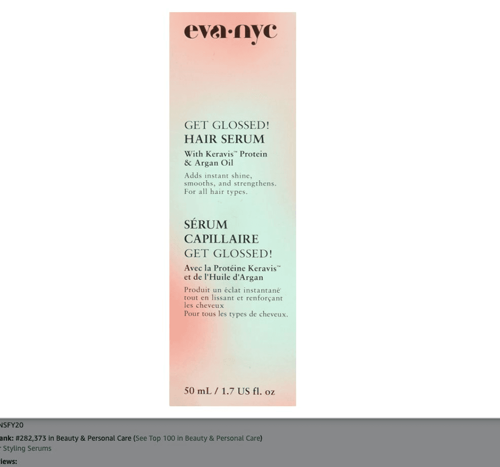 EVA NYC Get Glossed! Hair Serum 5