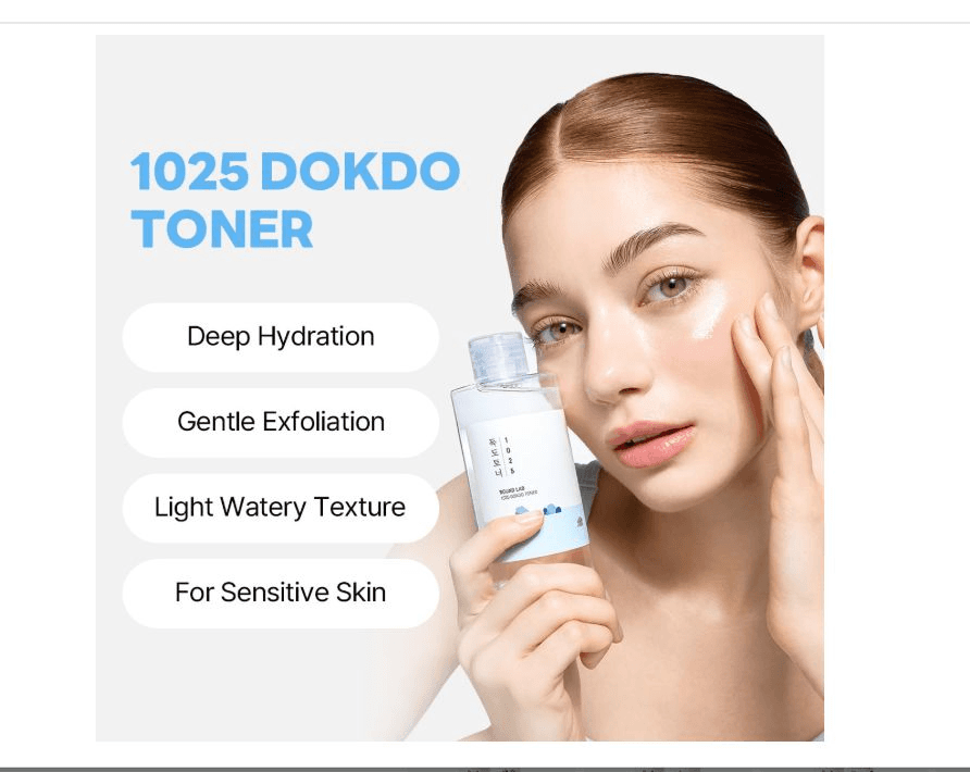ROUND LAB 1025 Dokdo Toner 6.76 Fl Oz, Oil Control and Reduces Excess Sebum 2