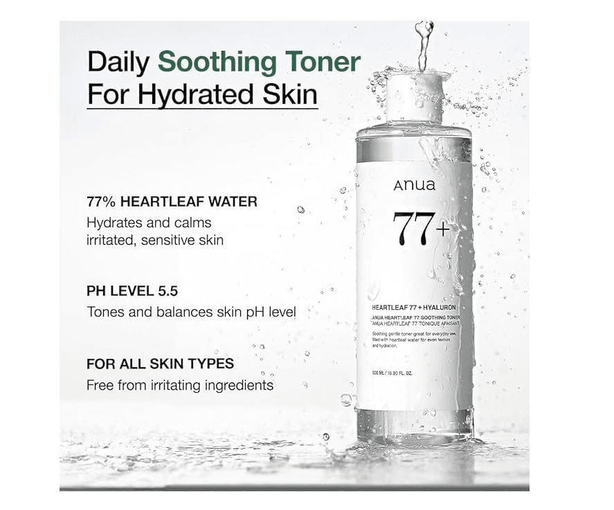 Anua Heartleaf 77% Soothing Toner 250ml 3